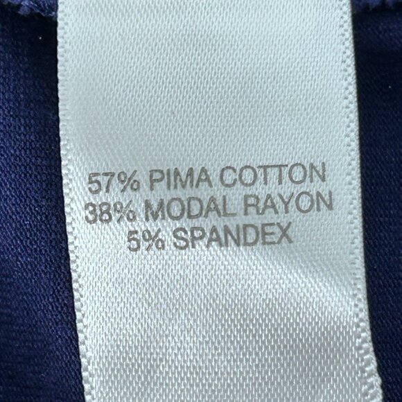 J.Jill Layered Back  Midi T-Shirt Women’s Dress Button Down Size L Purple Casual - Picture 5 of 7